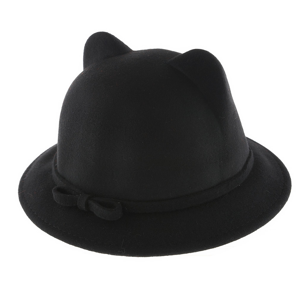 Lovely Cat Ear Bowler Hat with Ribbon | Danischoice.comShop for ...