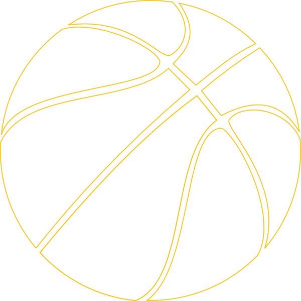 Basketball clipart outline png