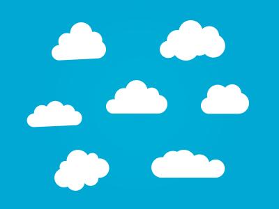 Cloud Shape Vectors for Photoshop | PSDDude