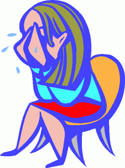 crying girl clipart - photo #23