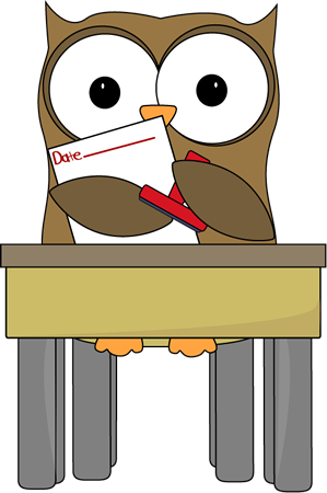 Owl School Clipart