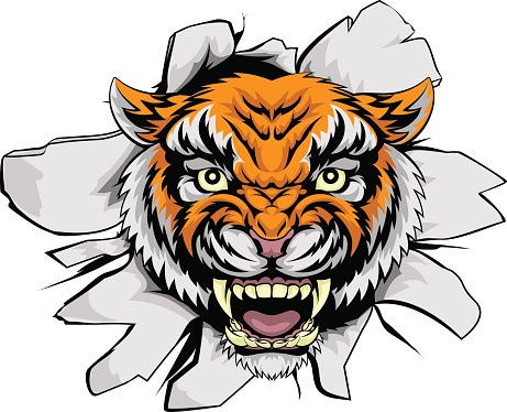 Detroit Tigers Clip Art, Vector Images & Illustrations