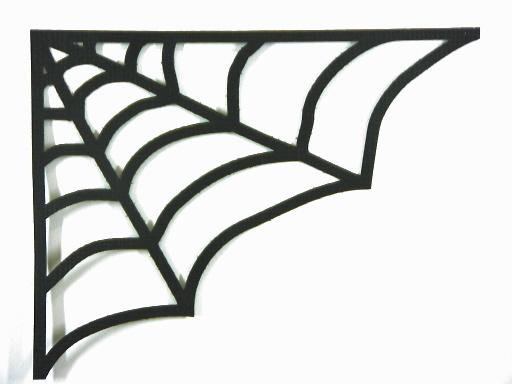 Spider web clipart corner
