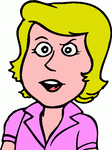 Angry Girl Clipart - Free Clipart Images