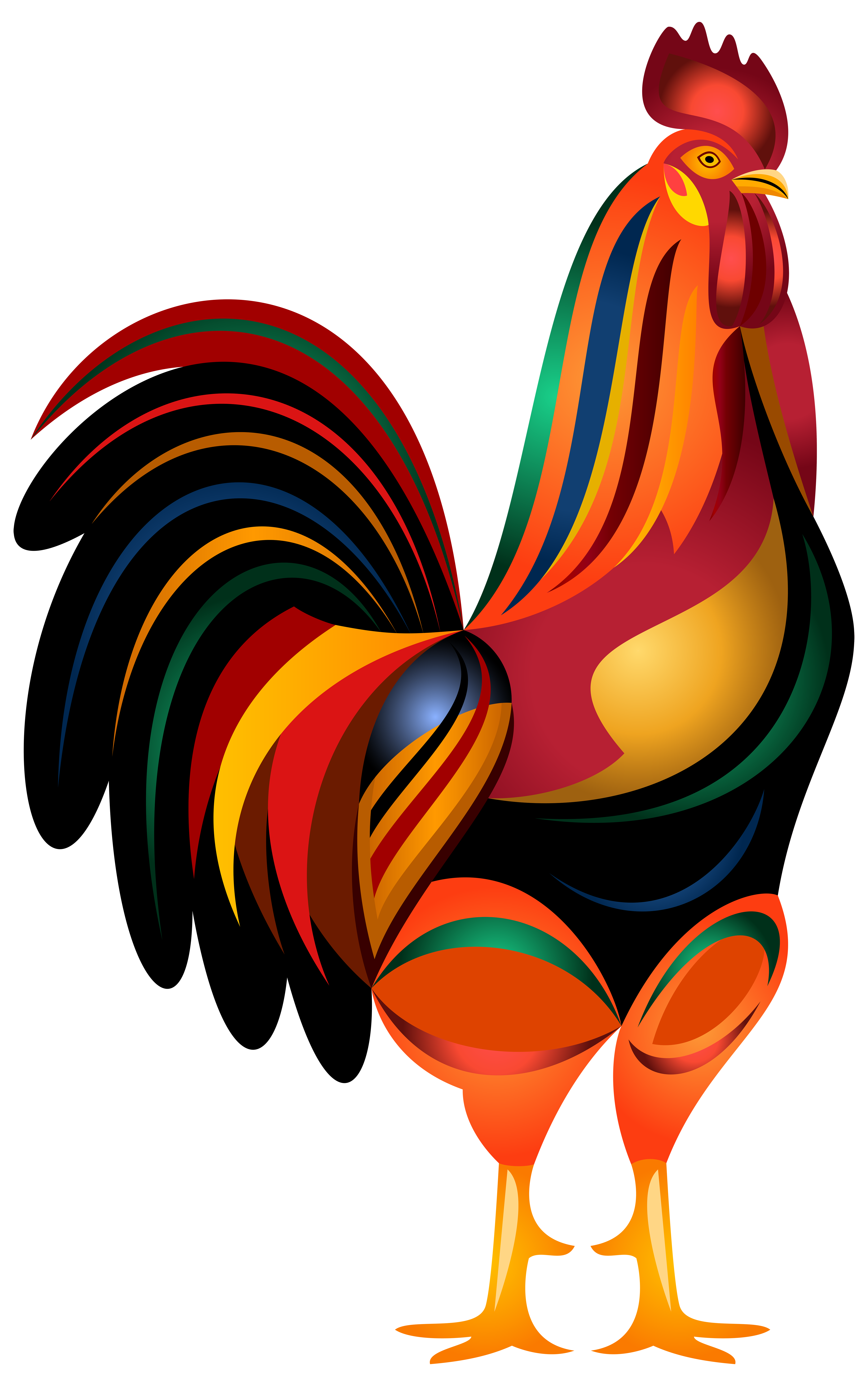 Free rooster clip art the graphics fairy - Clipartix