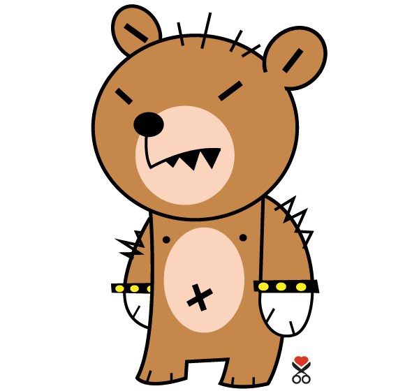Cute Bear Cartoon Character Vector | free vectors | UI Download