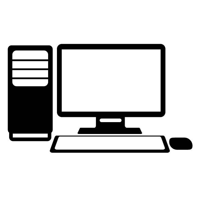 desktop personal computer vector | free vectors | UI Download