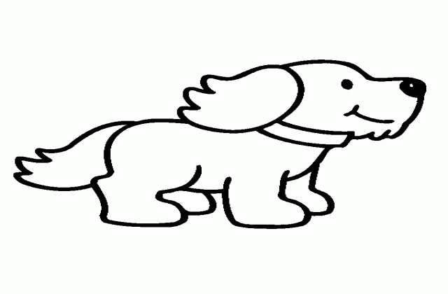 Kids dog drawing clipart
