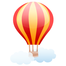 Hot air balloon icon - free psd download