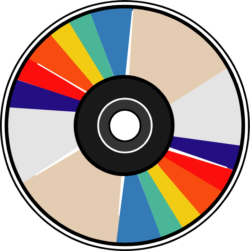 Compact disk 04 Free Vector