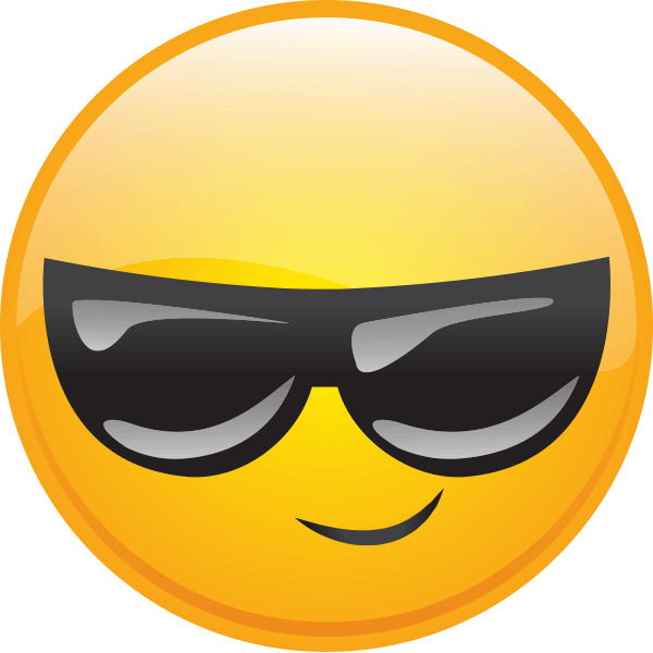 Dark Glasses - Facebook Symbols and Chat Emoticons