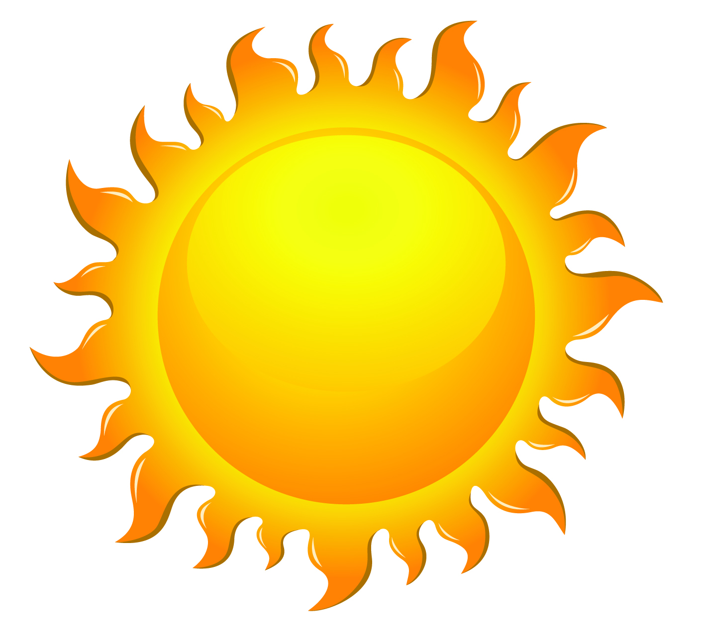 Free sun vector clipart