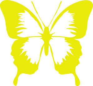 Yellow Butterfly Clip Art – Clipart Free Download