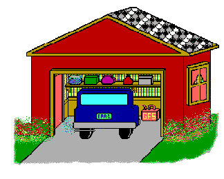 Clip Art Messy Garage Clipart