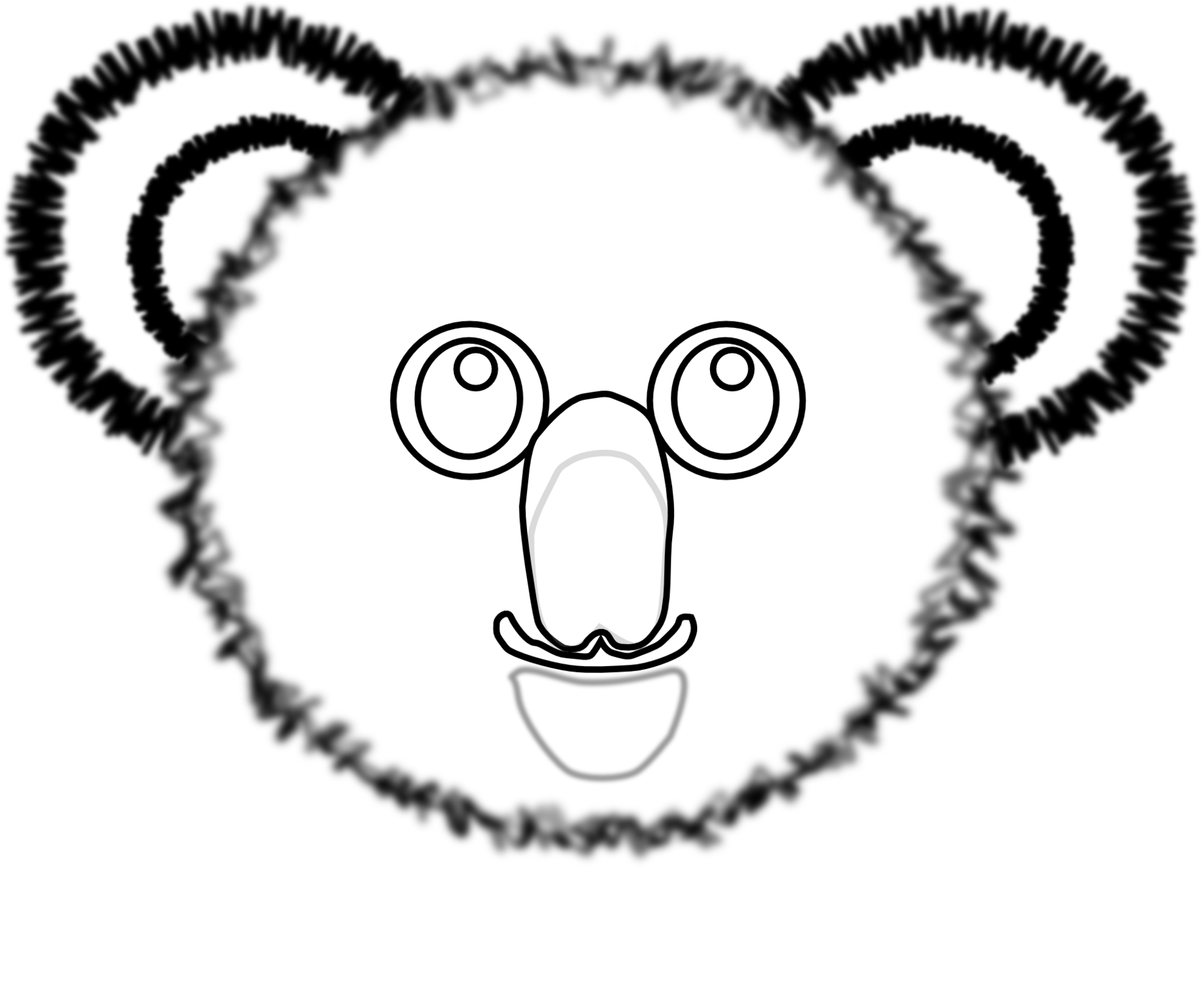 Koala Clipart Black And White Panda Free Images Clipart - Free to ...