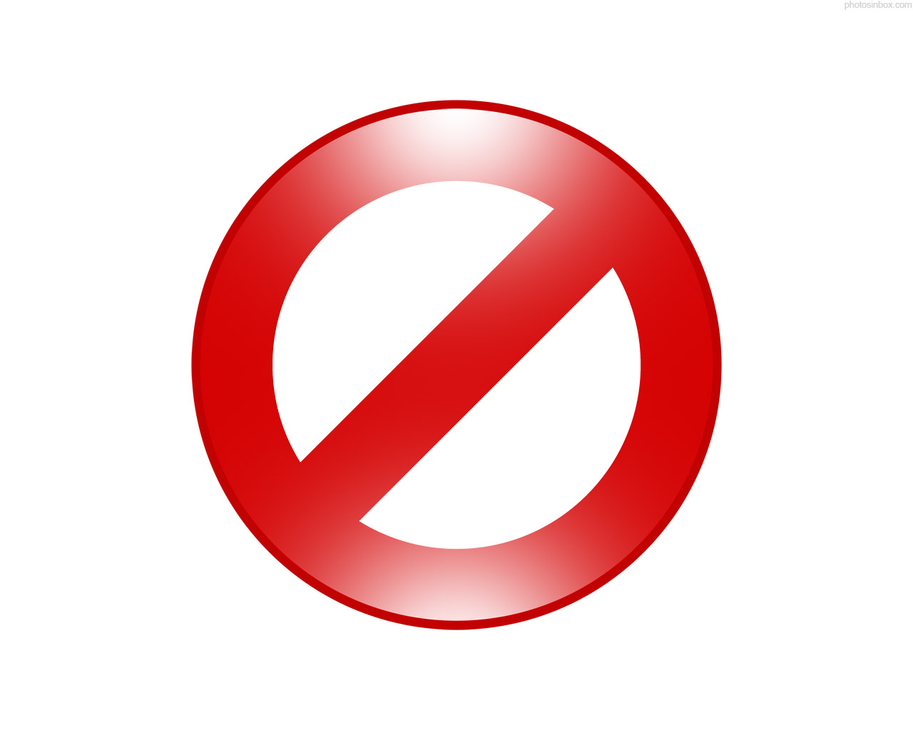 Sign Forbidden Icon Red #10061 - Free Icons and PNG Backgrounds
