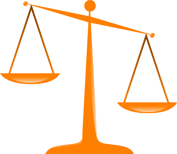 Scales Of Justice Uneven - ClipArt Best