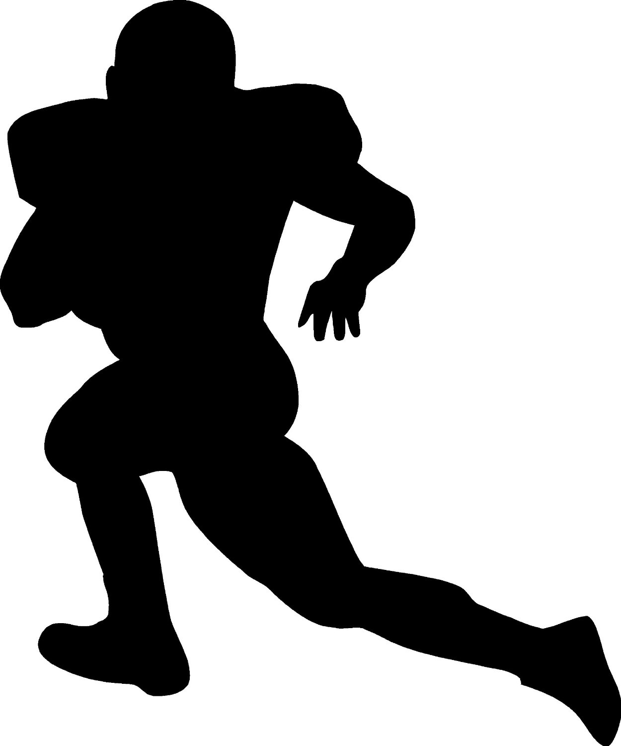 Cool football player outline clipart - ClipArt Best - ClipArt Best