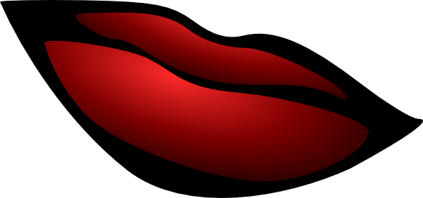 Red Lips Clip Art Vector Clip Art Online Royalty Clipart Best