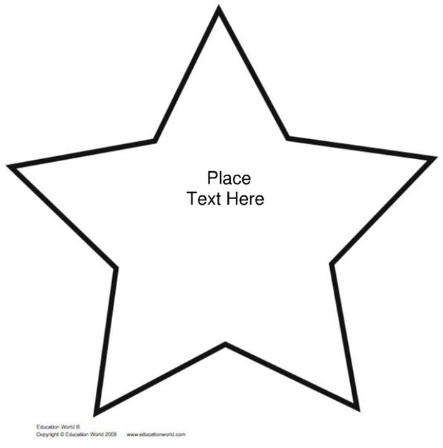 Star Template | thevolunteerinside.org