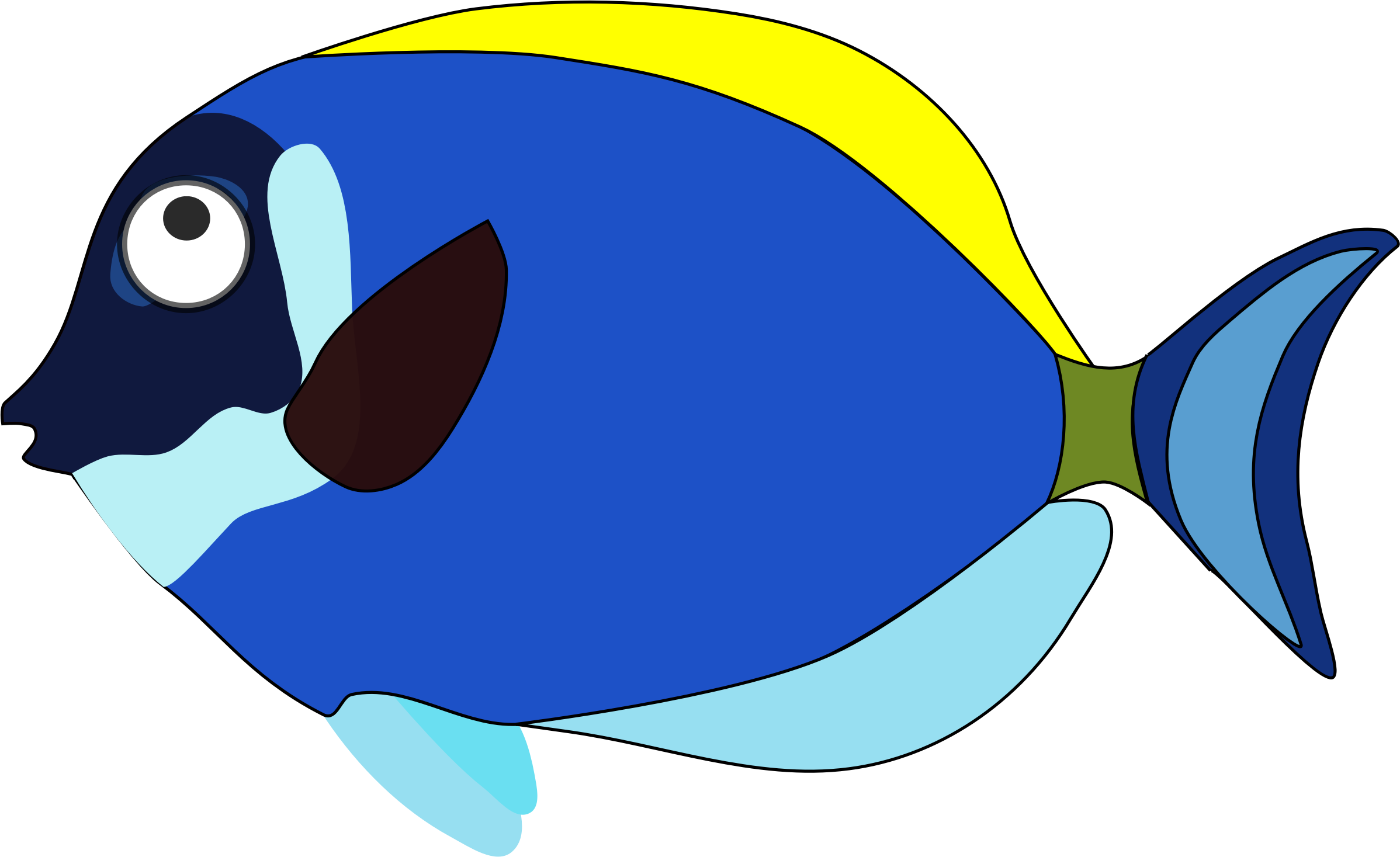 Cartoon Blue Fish - ClipArt Best