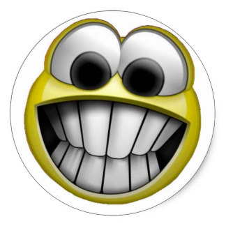 Happy Smiley Face Grin Laugh Stickers, Happy Smiley Face Grin ...