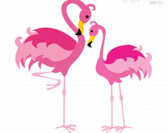 Flamingo cartoon clipart - Clipartix
