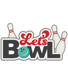 Bowling party clipart