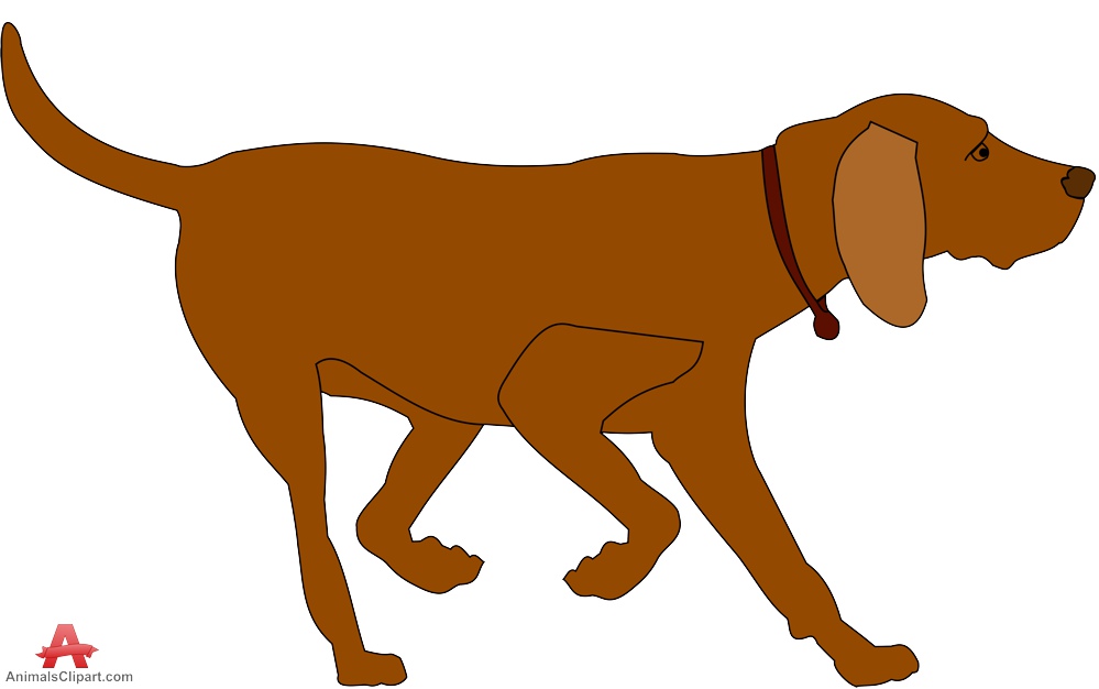 Brown Hunting Dog Clipart | Free Clipart Design Download