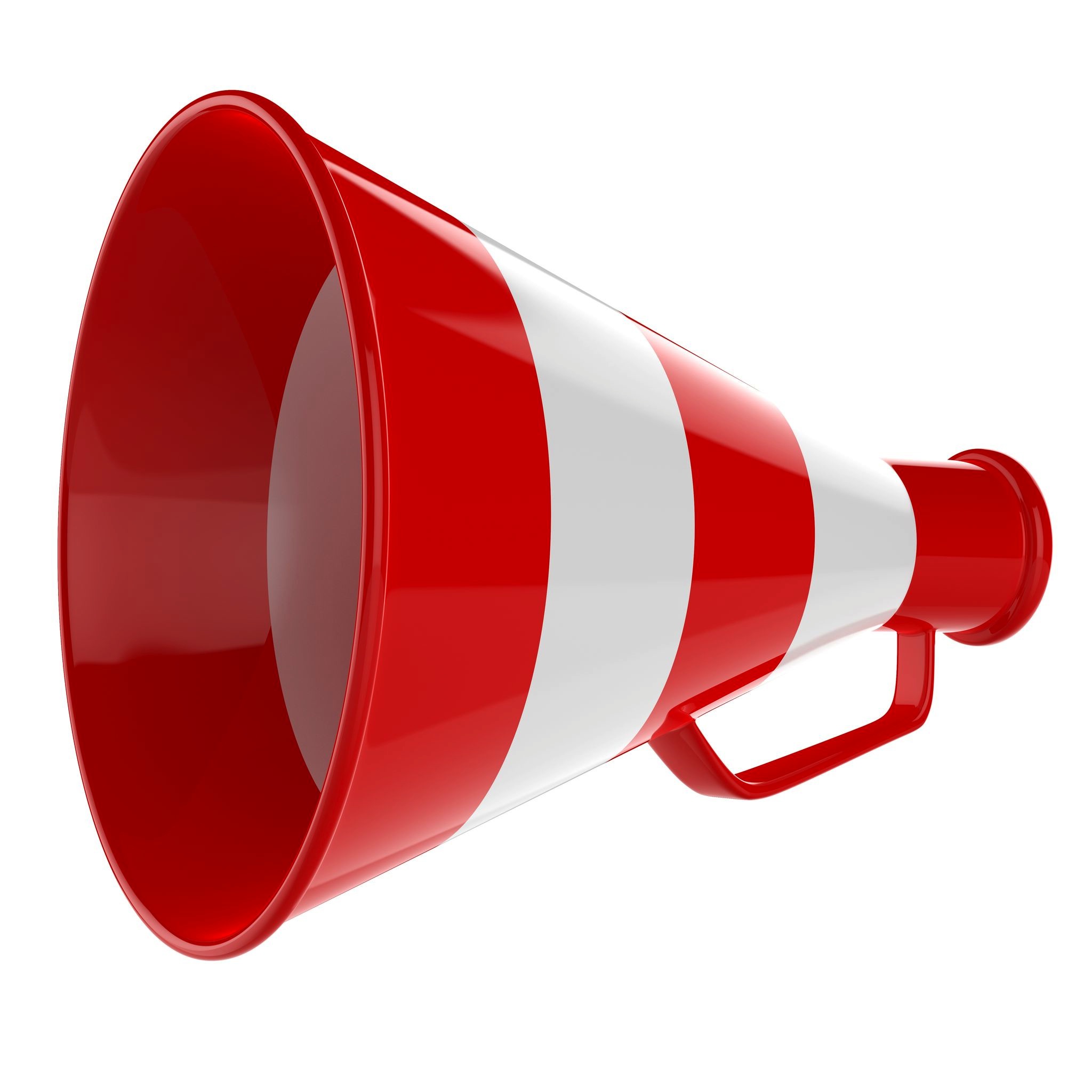 Red cheering megaphone clipart clipart image 1 - Clipartix