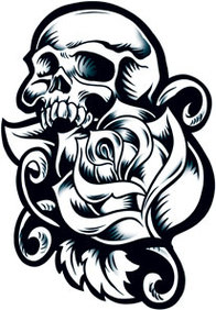 Totenkopf Tattoovorlagen Freeware Clipart - Free to use Clip Art ...