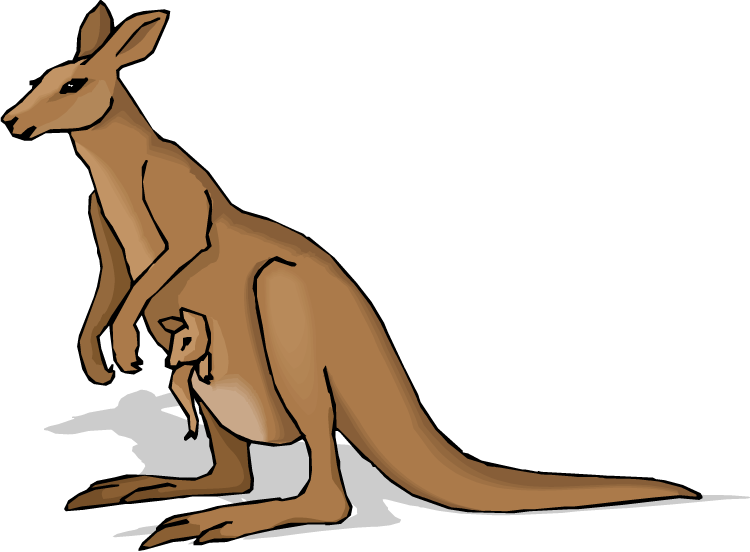 Kangaroo Clip Art Free - Free Clipart Images