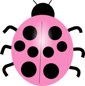 Pink Ladybug clip art - vector clip art online, royalty free ...