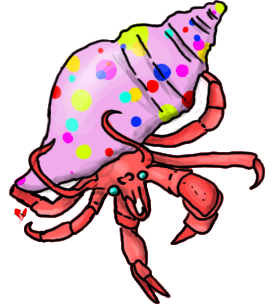 Hermit Crab Clipart