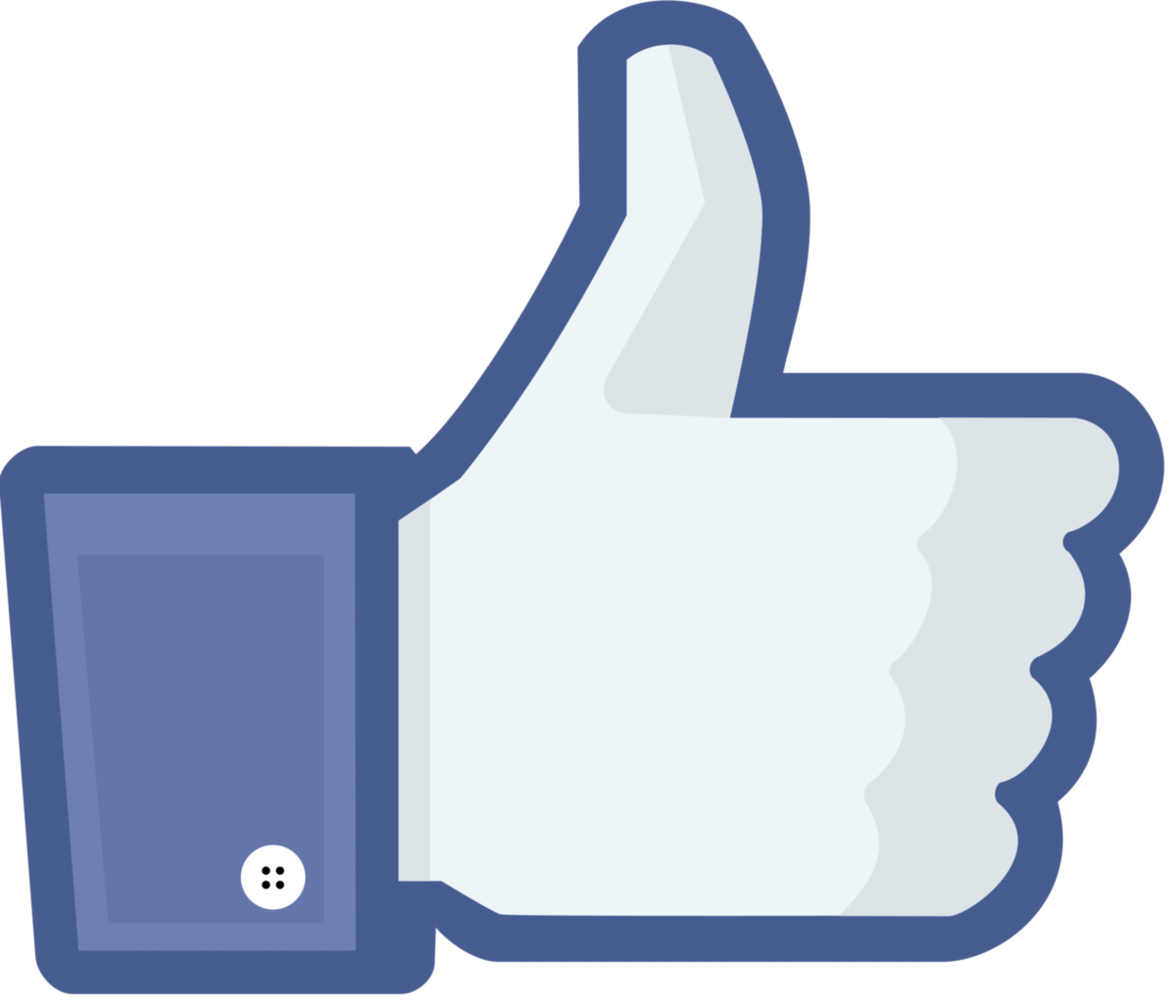 Facebook Like Thumbs Up Vector