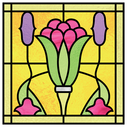 Art Deco Design 7|Art Deco Stained Glass|Stained Glass Film ...