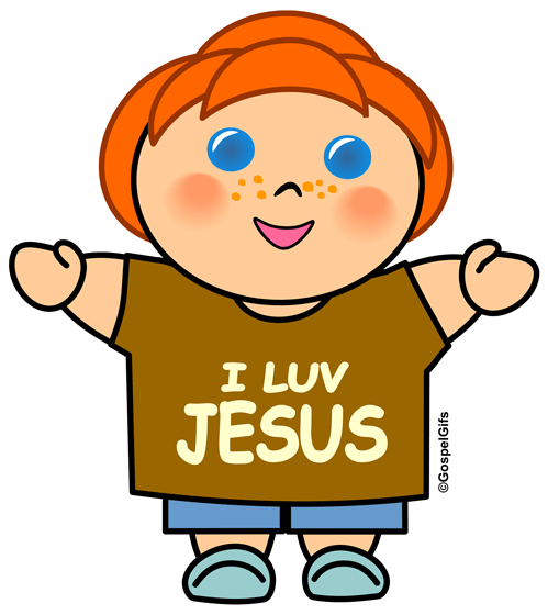 Free Christian Clip Art: Kids for Jesus Color Pictures: Debbie