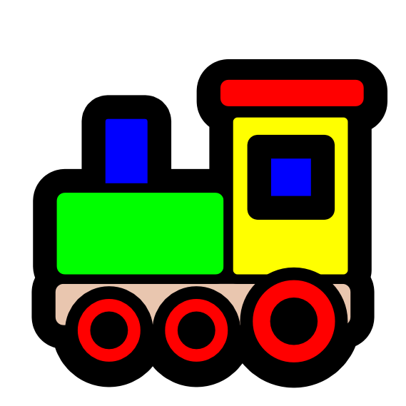 pitr toy train icon scalable vector graphics svg clip art ...