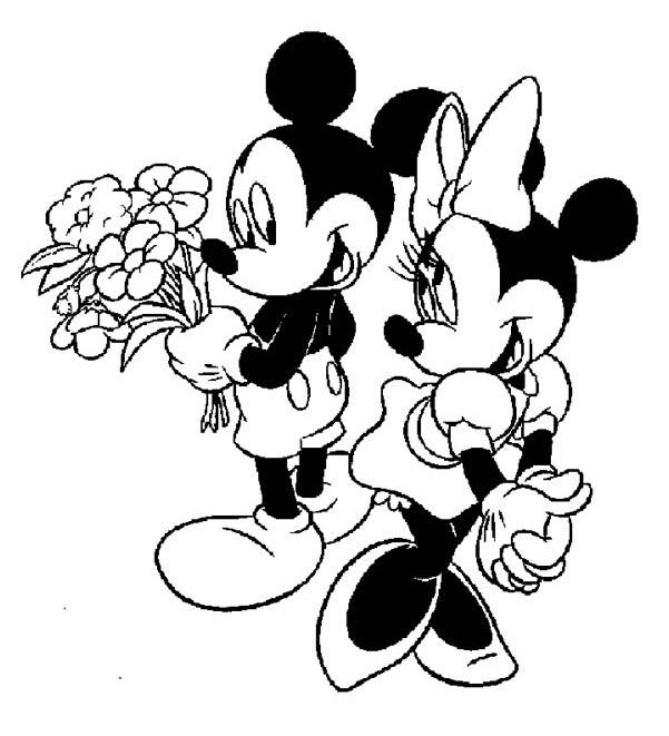 Black & White Pictures of Mickey and Minnie Mouse | Amazing Photos