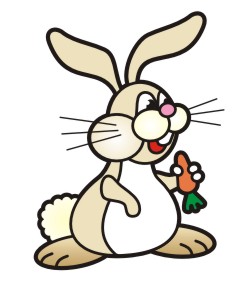 Images of Cartoon Rabbits - Happy Easter Day
