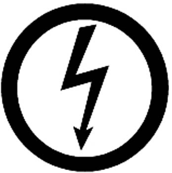 lightning bolt in circl logo