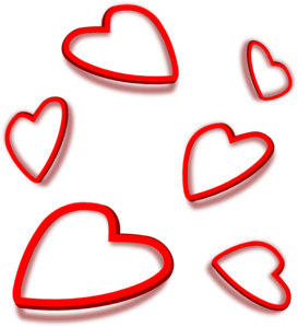 Valentine Hearts clip art - vector clip art online, royalty free ...