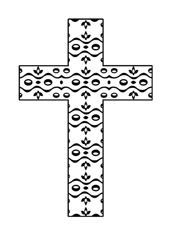 Free Printable Cross Coloring Pages