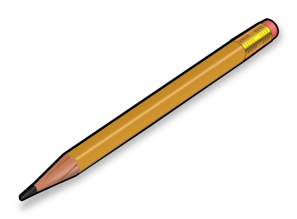 Pencil Clip Art - vector clip art online, royalty ...