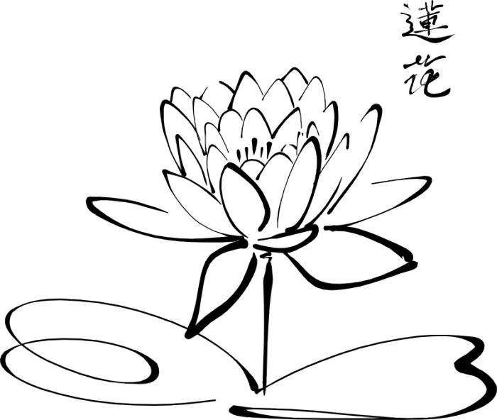 clipart flower outline - photo #31