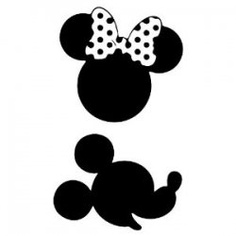 Minnie Mouse Cutouts Bows - ClipArt Best