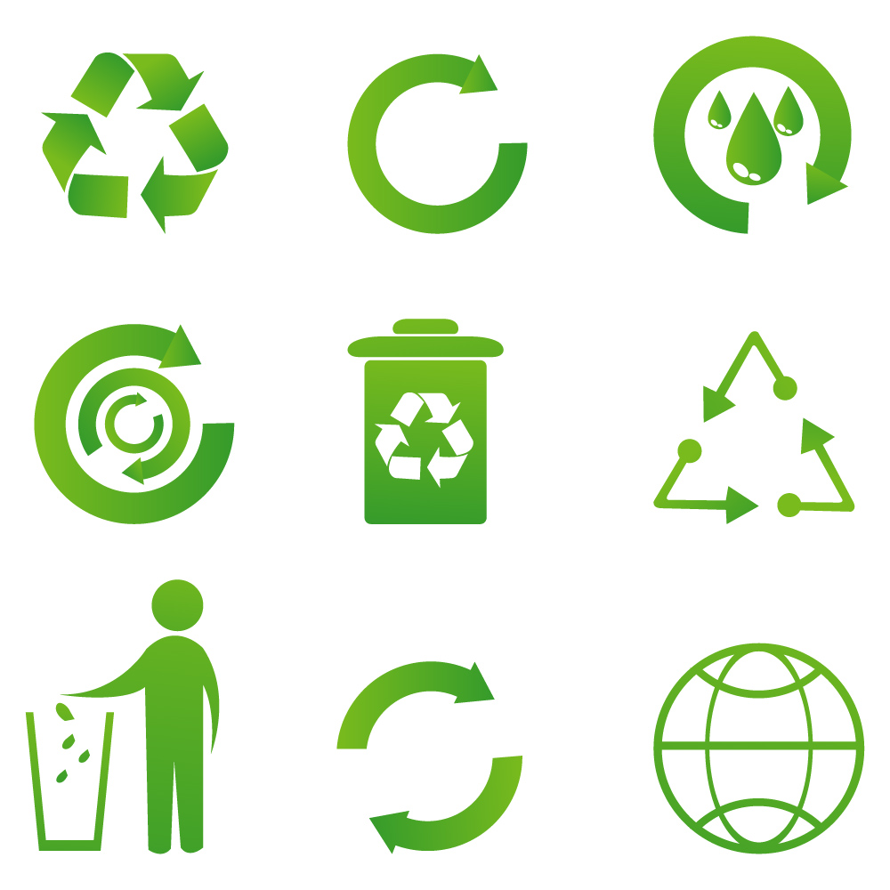 Recycle arrows vector  clipart best