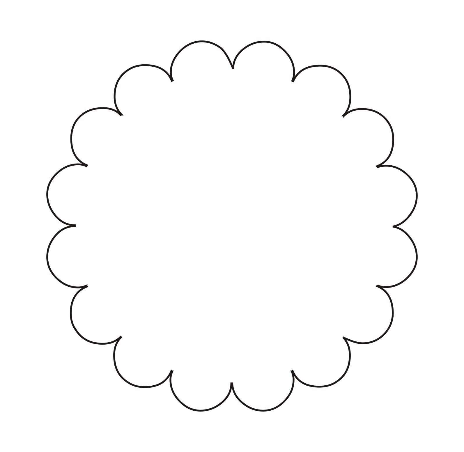 Scallop Circle Template, Png - ClipArt Best