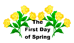 Spring Clip Art - First Day of Spring Clip Art - Spring Clip Art