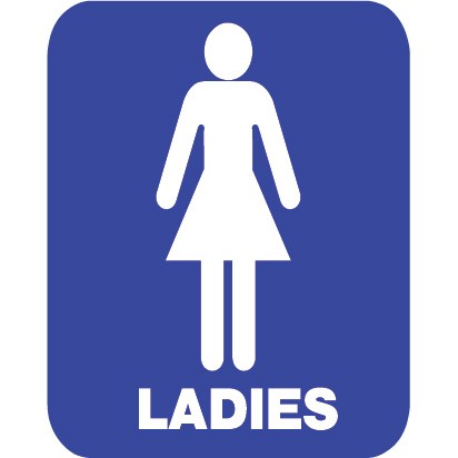 Ladies (Symbol) Sign